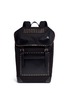 Main View - Click To Enlarge - GIVENCHY - 'Rider' round stud leather panel backpack
