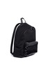 Detail View - Click To Enlarge - GIVENCHY - 'C1' leather pocket cotton twill backpack