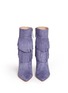 Front View - Click To Enlarge - APERLAI - 'Penelope' fringed suede boots