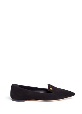 Main View - Click To Enlarge - 73426 - Lucrezia' suede slip-ons