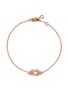Main View - Click To Enlarge - FRED - 'Force 10' diamond 18k rose gold bracelet