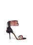 Main View - Click To Enlarge - SOPHIA WEBSTER - 'Adeline' strass pavé strap suede sandals