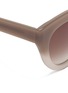 Detail View - Click To Enlarge - THIERRY LASRY - Deeply ombré plastic cat eye sunglasses