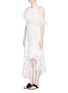 Front View - Click To Enlarge - ZIMMERMANN - 'Mercer Bird Floating' embroidered silk dress