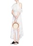 Figure View - Click To Enlarge - ZIMMERMANN - 'Mercer Bird Floating' embroidered silk dress
