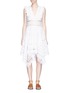 Main View - Click To Enlarge - ZIMMERMANN - 'Divinity Wheel' ruffle embroidered cotton dress