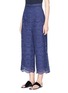 Front View - Click To Enlarge - ZIMMERMANN - 'Paradiso' broderie anglaise cropped pants