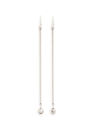 Main View - Click To Enlarge - PHILIPPE AUDIBERT - 'Brenna XL' linear bar bead drop earrings