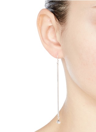 Figure View - Click To Enlarge - PHILIPPE AUDIBERT - 'Brenna XL' linear bar bead drop earrings