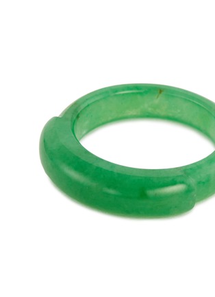Detail View - Click To Enlarge - SAMUEL KUNG - 'Saddle' jade ring