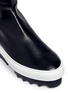 Detail View - Click To Enlarge -  - Chunky platform lambskin leather sneaker boots