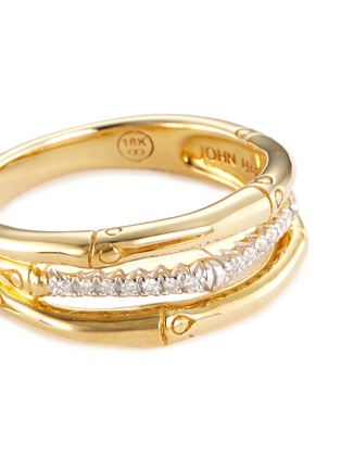 Detail View - Click To Enlarge - JOHN HARDY - Diamond 18k yellow gold ring