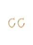 Main View - Click To Enlarge - JOHN HARDY - 18k yellow gold small dotted hoop earrings