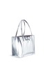Detail View - Click To Enlarge - KARA - 'Tie Tote' mirror leather bag