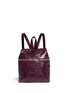 Main View - Click To Enlarge - KARA - Small croc embossed leather backpack