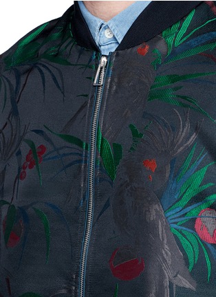 Detail View - Click To Enlarge - PS PAUL SMITH - 'Cockatoo' jacquard bomber jacket