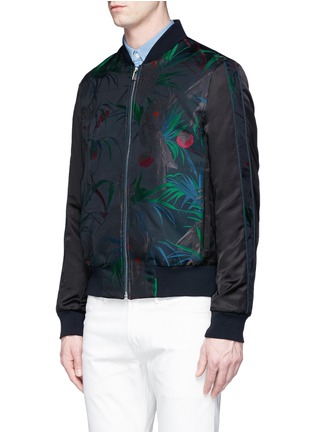 Front View - Click To Enlarge - PS PAUL SMITH - 'Cockatoo' jacquard bomber jacket
