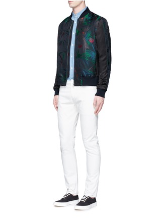 Figure View - Click To Enlarge - PS PAUL SMITH - 'Cockatoo' jacquard bomber jacket