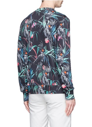 Back View - Click To Enlarge - PS PAUL SMITH - 'Cockatoo' print cotton sweatshirt