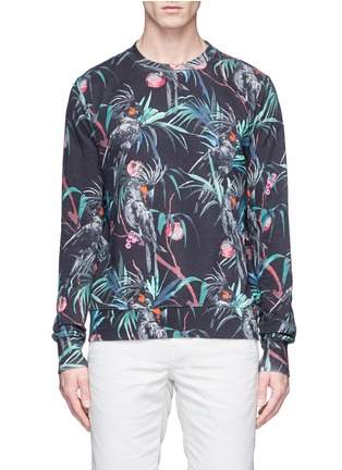 Main View - Click To Enlarge - PS PAUL SMITH - 'Cockatoo' print cotton sweatshirt