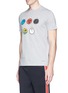 Front View - Click To Enlarge - PS PAUL SMITH - 'Watches' print organic cotton T-shirt