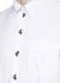 Detail View - Click To Enlarge - PS PAUL SMITH - Watermelon embroidered Oxford shirt