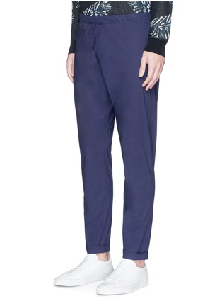 Front View - Click To Enlarge - PS PAUL SMITH - Drawstring cotton jogging pants