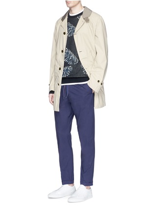 Figure View - Click To Enlarge - PS PAUL SMITH - Drawstring cotton jogging pants