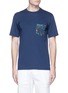 Main View - Click To Enlarge - PS PAUL SMITH - Tropical print pocket cotton T-shirt