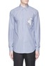Main View - Click To Enlarge - 3.1 PHILLIP LIM - Floral embroidered pocket stripe shirt