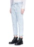 Front View - Click To Enlarge - 3.1 PHILLIP LIM - Bleached high rise jeans