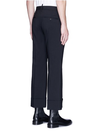 Back View - Click To Enlarge - 71465 - Roll cuff flare pants