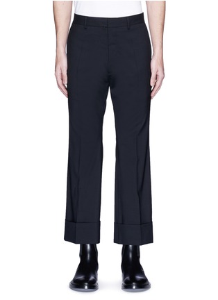 Main View - Click To Enlarge - 71465 - Roll cuff flare pants