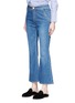 Front View - Click To Enlarge - ELLERY - 'Pyramid' high rise kick flare denim pants