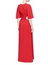 Back View - Click To Enlarge - ELLERY - 'Solar System' ruched cutout maxi dress