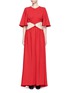 Main View - Click To Enlarge - ELLERY - 'Solar System' ruched cutout maxi dress