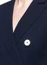 Detail View - Click To Enlarge - COMME MOI - Double breasted crepe cady vest dress