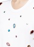 Detail View - Click To Enlarge - - - Crystal embellished jersey T-shirt