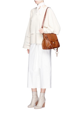Figure View - Click To Enlarge - CHLOÉ - 'Lexa' small leather shoulder bag