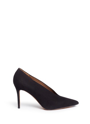 Main View - Click To Enlarge - VINCE - 'Portia' suede choked up pumps