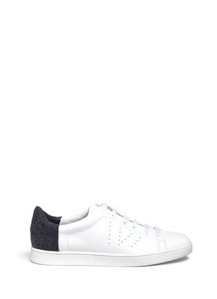 Main View - Click To Enlarge - VINCE - 'Varin' colourblock leather sneakers