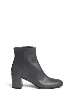 Chloé - Metal plate heel leather Chelsea boots | Women | Lane Crawford