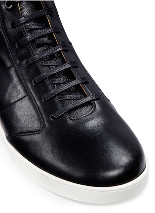 Detail View - Click To Enlarge - WANT LES ESSENTIELS SHOES - 'Lennon' mid top leather sneakers