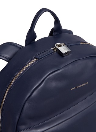 Detail View - Click To Enlarge - WANT LES ESSENTIELS - 'Kastrup' leather backpack