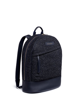 Front View - Click To Enlarge - WANT LES ESSENTIELS - 'Kastrup' mélange wool backpack