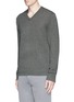 Front View - Click To Enlarge - JAMES PERSE - V-neck cashmere sweater