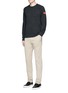 Figure View - Click To Enlarge - JAMES PERSE - Graphic intarsia cashmere sweater