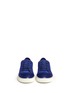 Front View - Click To Enlarge - LANVIN - Gummy toe cap suede sneakers