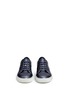 Front View - Click To Enlarge - LANVIN - Patent leather sneakers