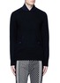 Main View - Click To Enlarge - SACAI - Flannel back yoke wool sweater